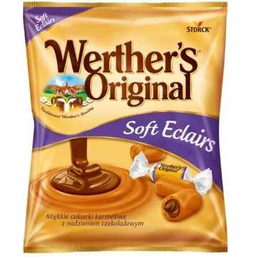 Werther's Original Soft Eclairs tejszínes vajkaramella kakókrémmel töltve 70 g