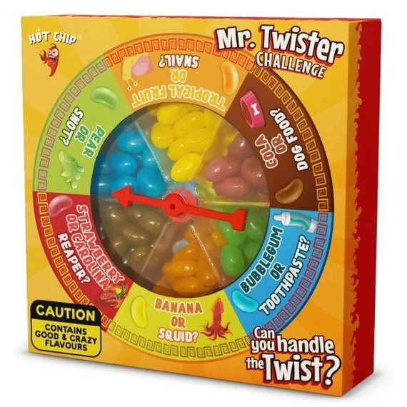 Hot Chip Mr. Twister Jelly Beans Challenge furcsa ízek játéka 120g